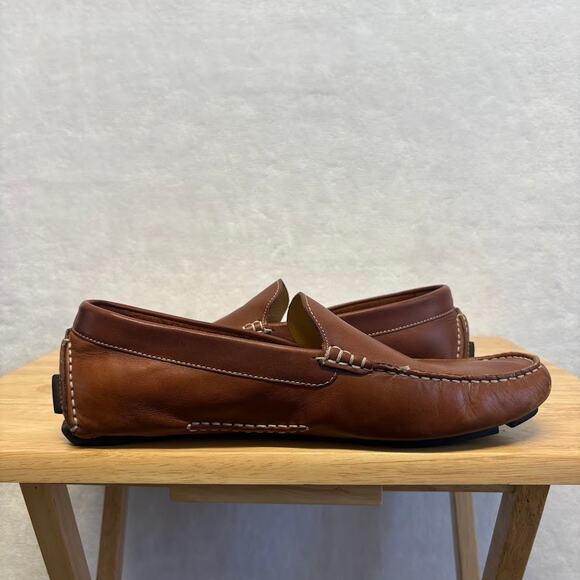 Cole Haan Venetian Brown Leather Slip On Driving Loafer Shoe Mens Size 9.5 - Picture 7 of 12